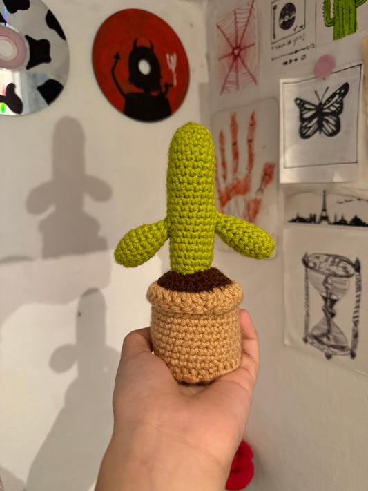 Cactus Crochet Pot