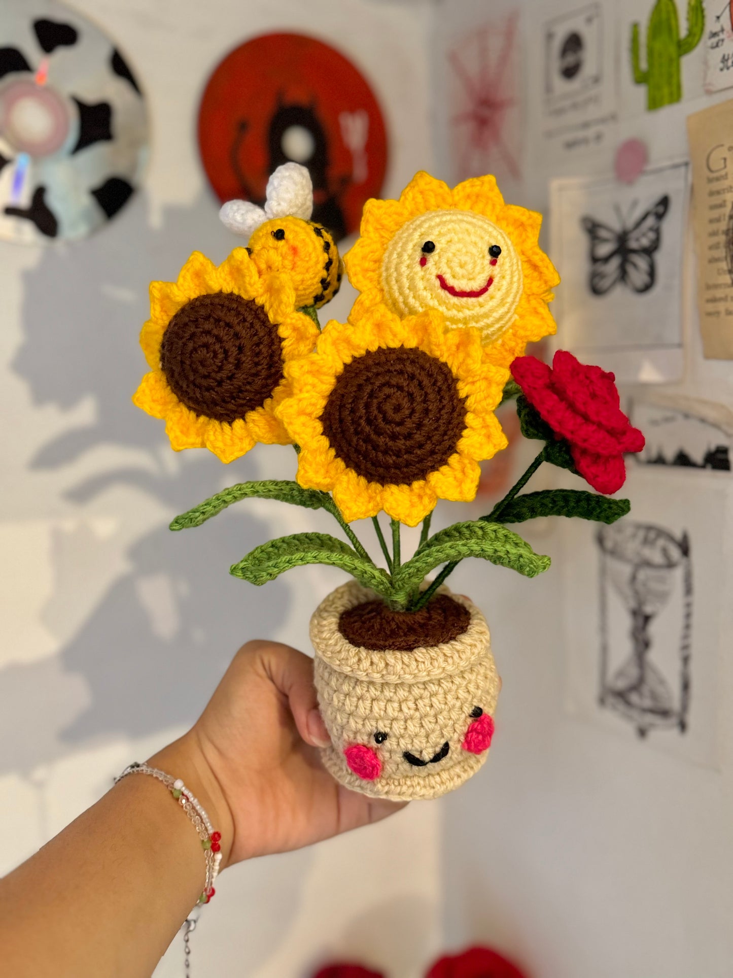 Garden Bliss Crochet Pot