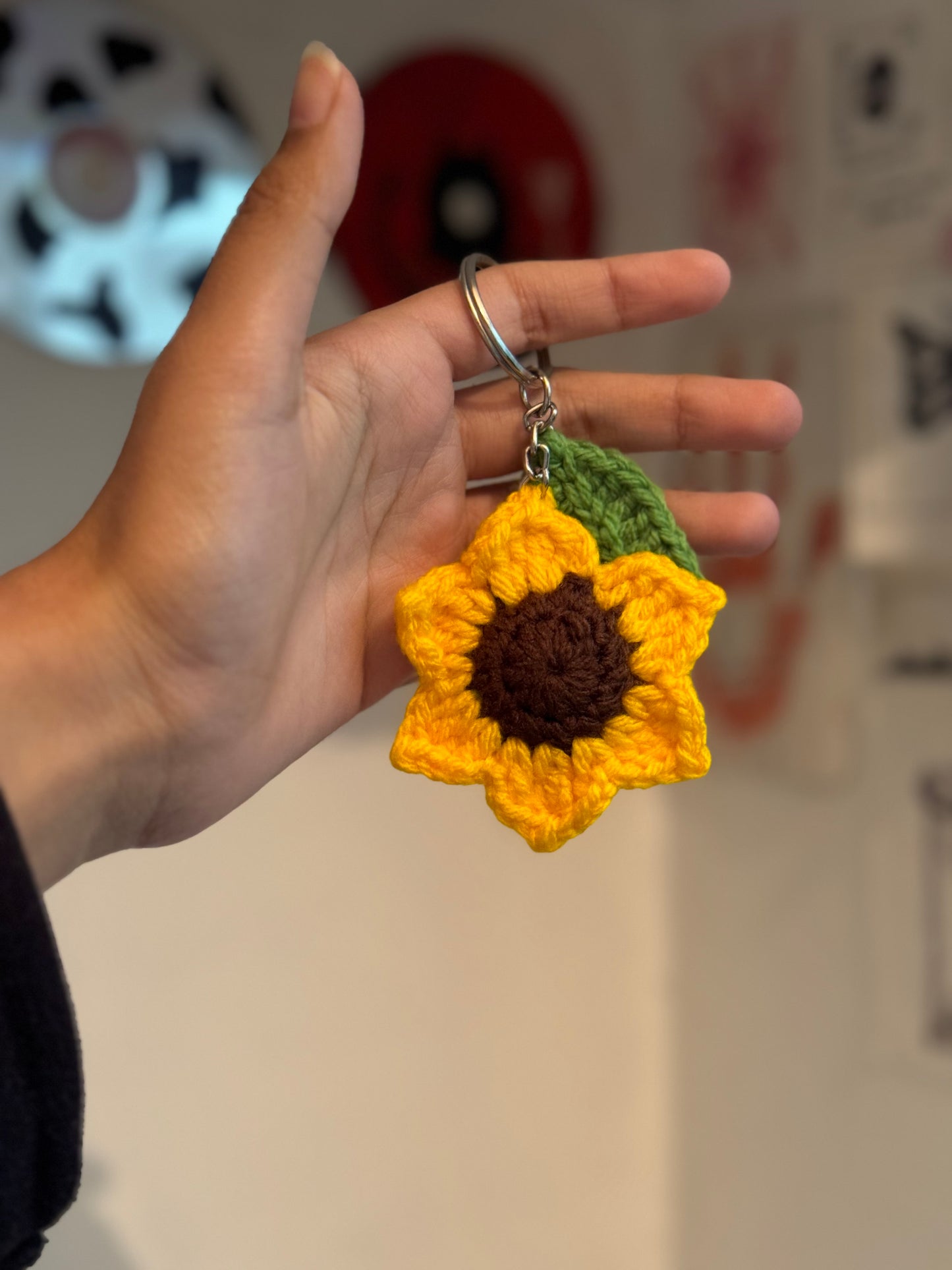 Golden Bloom Keychain