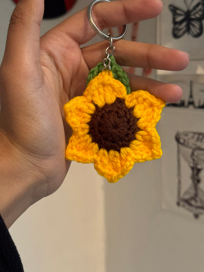 Golden Bloom Keychain